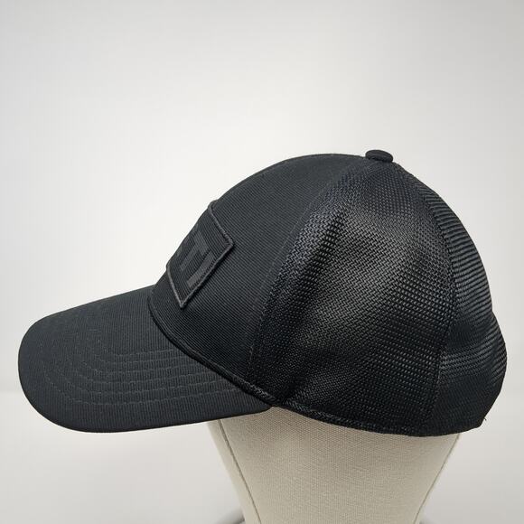 Yeti Coolers Snapback Trucker Hat Black One Size Adjustable Embroidered 6 Panel - Picture 3 of 9